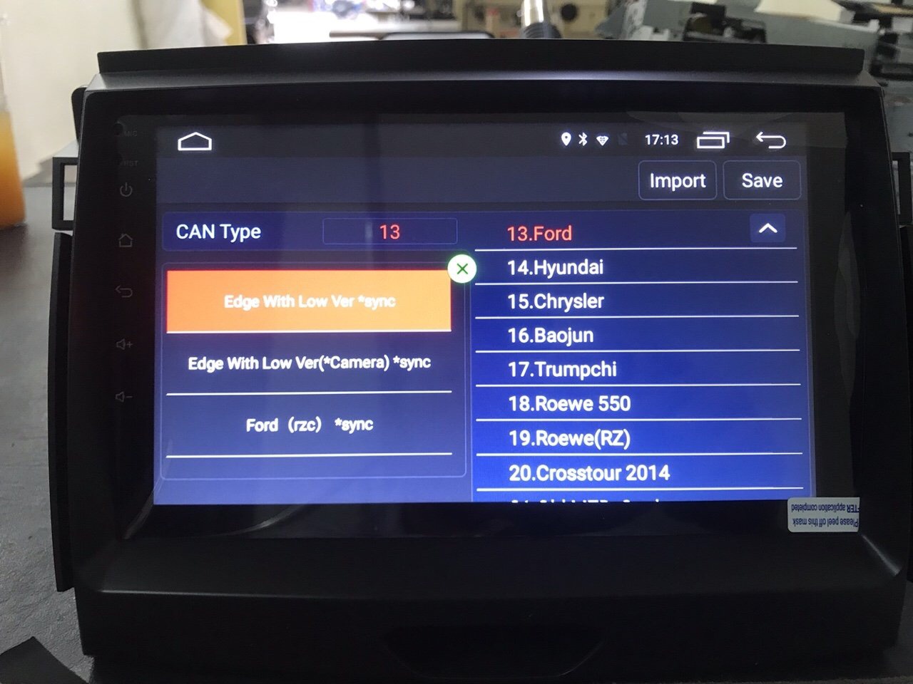 Màn hình DVD Android cho Ford Ranger Wildtrak 2018